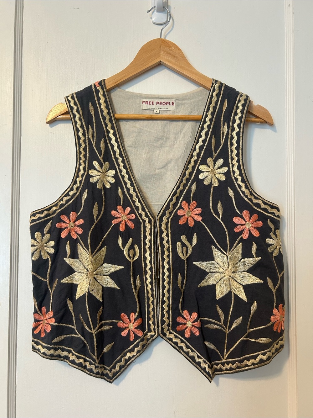 Free People Remy Embroidered Vest - Picture 4 of 9